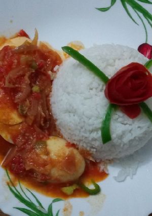A picture of Egg Curry #Author Marathon.