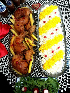 عکسی از دستور مرغ ناردونی
