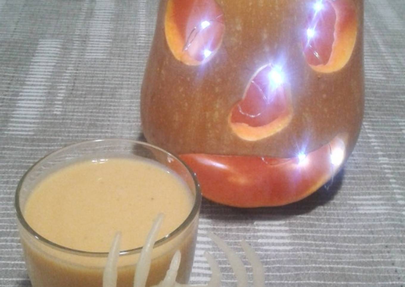 Batido de calabaza y plátanos