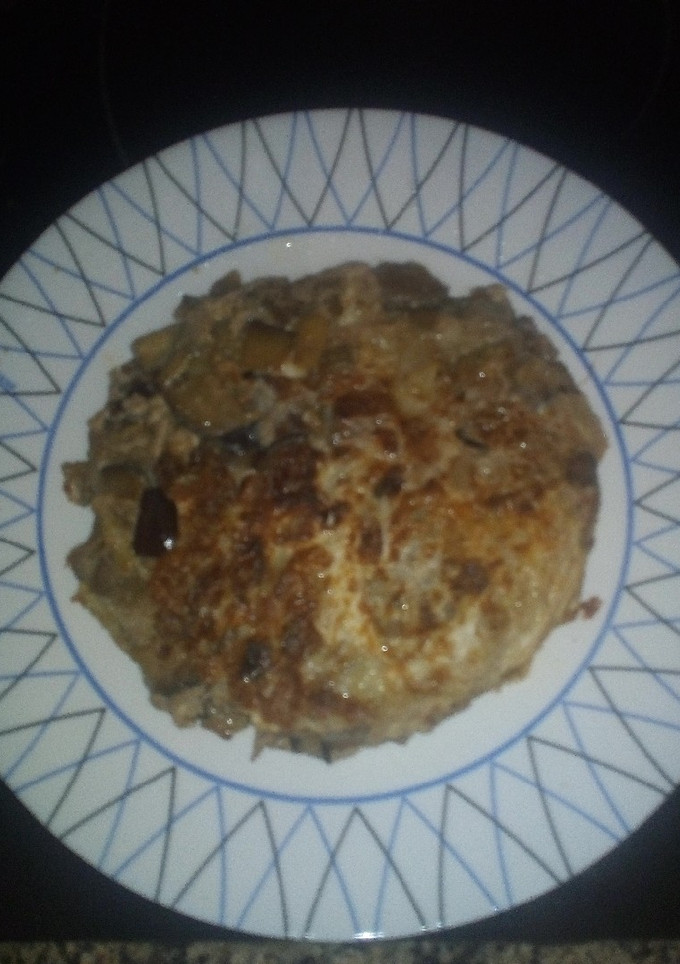 Una foto de Tortilla de berenjenas