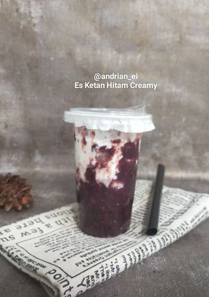 Foto resep Es Ketan Hitam Kuah Kental Creamy