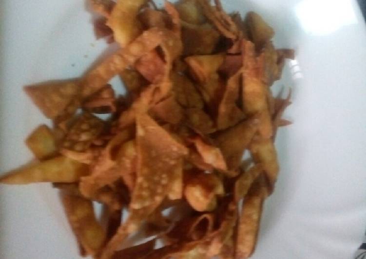 Recipe of Homemade Crunchy Fried tortillas#authors marathon