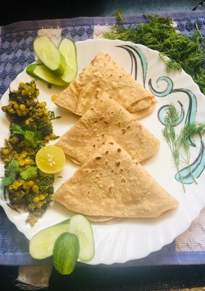 A picture of Dill Dal sabji.