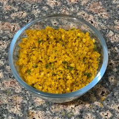 Vatli dal / grounded lentils A picture of Vatli dal / grounded lentils.