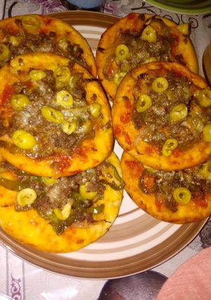 صورة لوصفة بيتزا