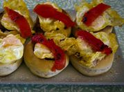 Una foto de pintxo de chorizo
