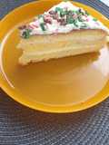 Tort simplu cu cremă de vanilie