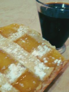 Una foto de Pasta frola con mermelada y edulcorante
