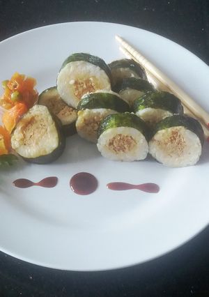 Foto resep Nasi Cakalang Pampis ala Sushi