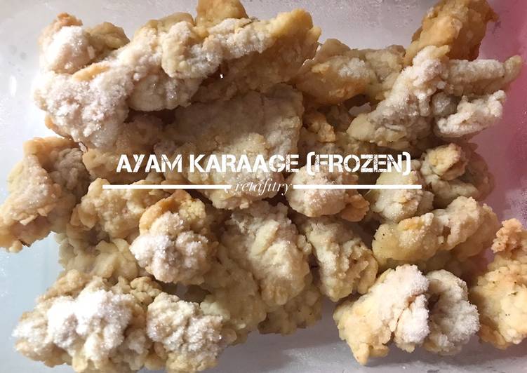 Cara Memasak Cepat Ayam Karaage (Frozen) Mantul Banget