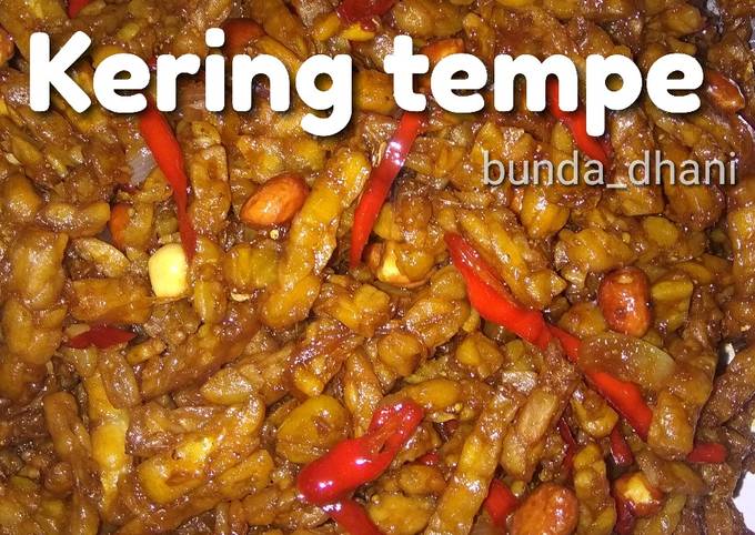 Yuk intip, Resep membuat 10.Kering tempe dijamin gurih