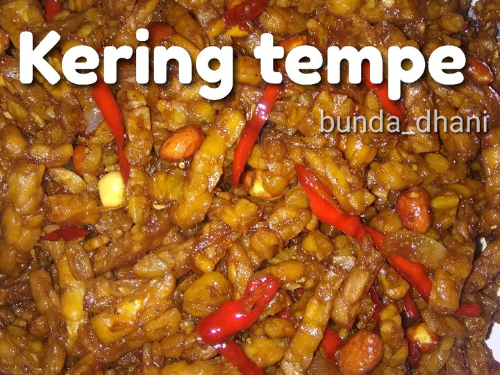 Yuk intip, Resep membuat 10.Kering tempe dijamin gurih