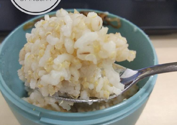 Bagaimana Menyiapkan Nasi Kongbap (Nasi kacang dan biji) Ala korea, Lezat