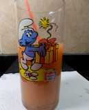 Licuado de zanahoria y uvas blancas