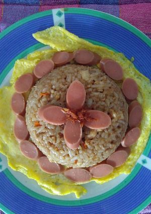 Foto resep Nasi goreng teriyaki alas telur