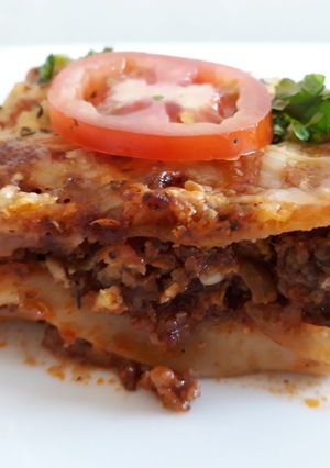 A picture of Lasanga.