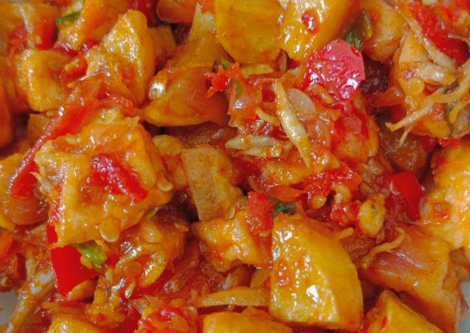 Balado Kentang Teri medan