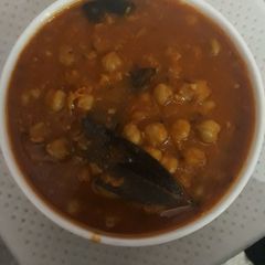 A picture of Punjabi chhole.