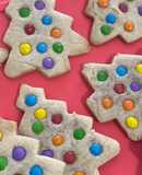 Bolachas de Natal com M&Ms