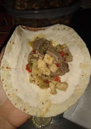 Una foto de Fajitas salvadoras!!