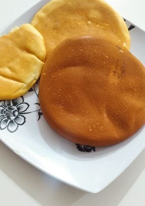 عکسی از دستور پنکیک تپلی با شیره خرما 😋