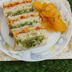 A picture of Chattny sandwiches, tringal.