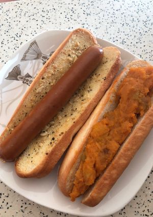 德式香腸蒜香牛奶棒/地瓜牛奶棒 的食譜成品照片