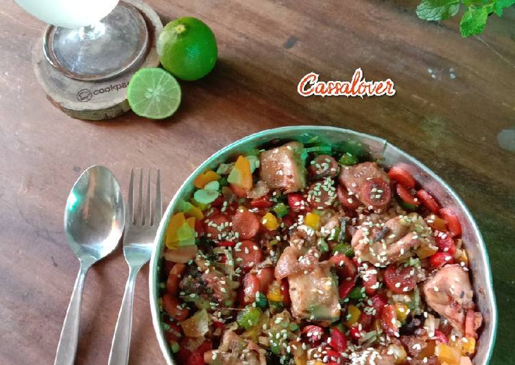 Resep Arroz Con Pollo Cuba, Lezat Sekali