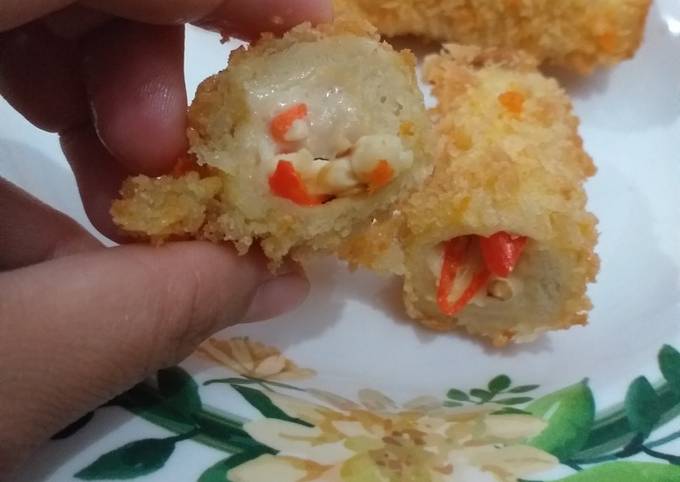 Bagaimana Membuat Risoles ayam dengan kulit roti tawar, Lezat