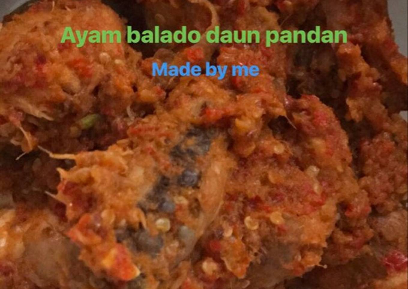 Ayam Balado Daun Pandan
