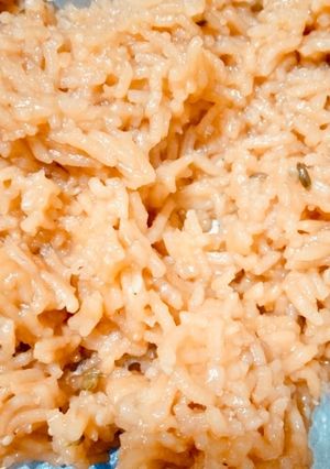 A picture of Jaggery rice.