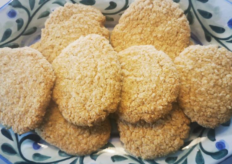 Recipe of Perfect Oat biscuits (gluten free)