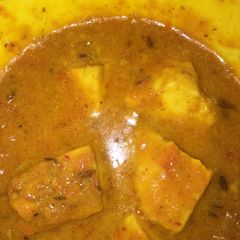 A picture of Shahi paneer.