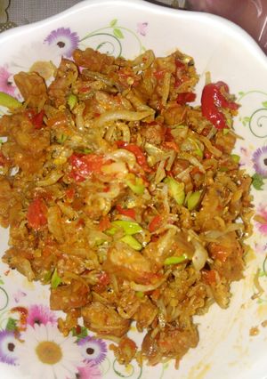 Foto resep Teri medan cabe uleg