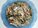 Ayam suir bakwan cabe ijo