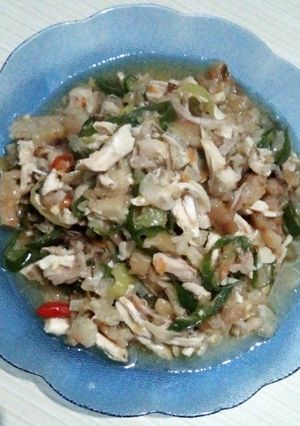 Foto resep Ayam suir bakwan cabe ijo
