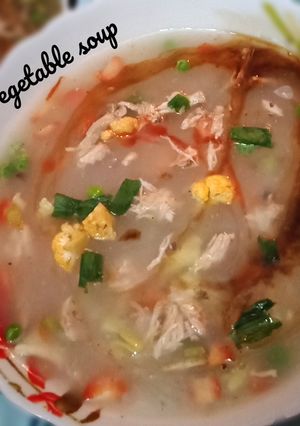 A picture of Winter special Vegetable soup.