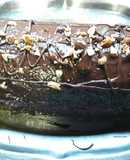 Brazo de gitano (Pionono con cobertura de chocolate y almendras)