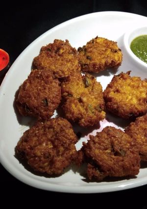 A picture of Corn vada.