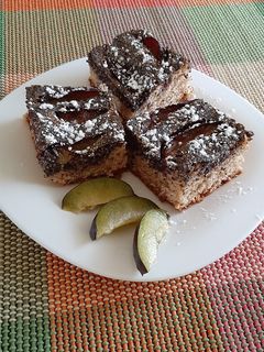 Szilvás mákos kocka recept fotója