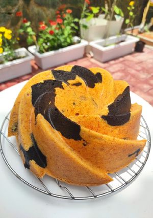 Foto resep Bolu Pisang Motif Marmer