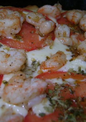 Foto principal de Pizza con camarones