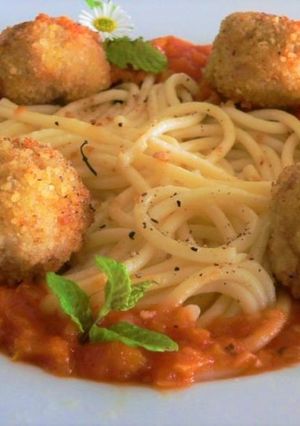 Une photo de Spaghetti à la bolognaise de la Belle et le clochard