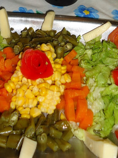 Una foto de Ensalada Colorida Navidad y Año Nuevo
