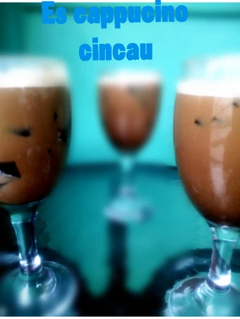 Langkah Gampang Menyiapkan Resep Es cappucino cincau yang Menggugah Selera Anti Ribet, Lezat