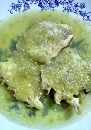 Una foto de Tortitas de pollo en salsa de tomate!