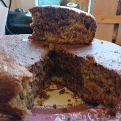 A picture of Banana Oats Bread.
