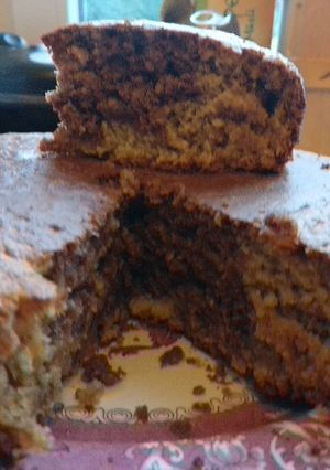 A picture of Banana Oats Bread.