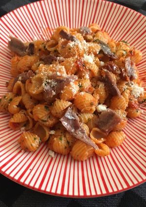Une photo de Pâtes au Pesto Rosso