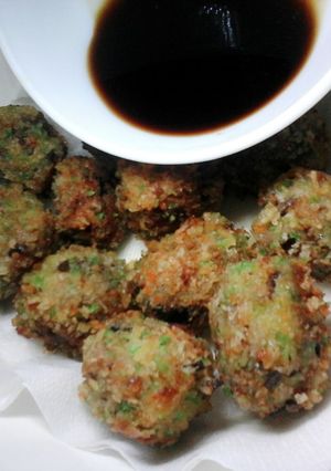Hình của món Thịt viên chiên xù.